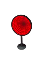 Vente en gros usine : Lampe tunnel infini circulaire en ABS, effet miroir multicouche 3D Abysse