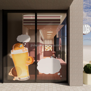 Design d'intérieur de magasin personnalisé Dorayaki Design professionnel Petit espace Comptoir de magasin de restauration rapide <span class=keywords><strong>Vitrine</strong></span> de présentation d'aliments - Product Image 3