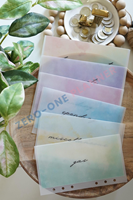 Enveloppes à billets personnalisées en vélin mat givré A5 A6 A7 pour la budgétisation Enveloppes sans fermeture éclair pour le rembourrage d'argent et l'organisateur d'argent