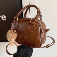 Sac à bandoulière en PU pour femme, style mode, avec surpiqûres, sac à main quotidien