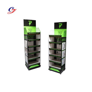 Tùy chỉnh <span class=keywords><strong>6</strong></span>-<span class=keywords><strong>Tier</strong></span> Heavy Duty tông đứng sóng tầng <span class=keywords><strong>Rack</strong></span> cho LED ống ánh sáng in giấy xoay hiển thị với bánh xe - Product Image 2