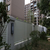 Stores à lamelles en alliage d'aluminium pour extérieur, réglables, installation facile, étanches, durables, haute qualité, fixation murale, usage commercial