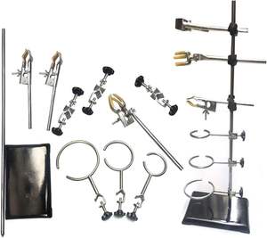 Peralatan Laboratorium Kimia  Penyangga Tabung Besi  Penjepit Laboratorium  Cincin Penjepit  Penyangga Laboratorium Baja Tahan Karat - Product Image 2