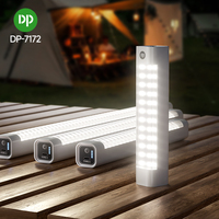 DP vente en gros LED bande lumineuse de secours Tube de lampe 2000mAh batterie au lithium rechargeable Type d'aimant portable avec poignée