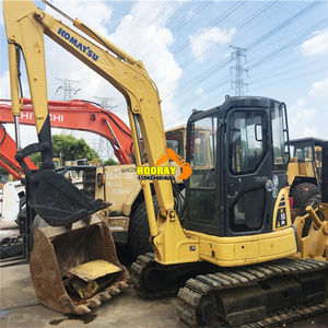 เครื่องขุดไฮดรอลิกขนาดเล็ก5Ton PC55MR-2 Komatsu มือสองสภาพดีกับเครื่องยนต์และปั๊มส่วนประกอบหลัก - Product Image 1