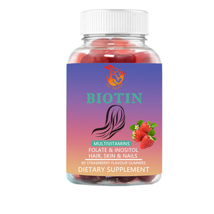 Top Quality Biotin Gummies with Multivitamin & Pantothenic Acid & Zinc Boost Collagen Production Support Healthy Metabolism - Product Image 1