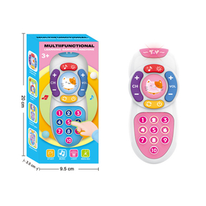 Jouet télécommandé multifonctionnel anglais pour enfants, avec dessins animés, musique et jeux, jouet éducatif pour l'apprentissage, activité sensorielle pour bébés - Product Image 5