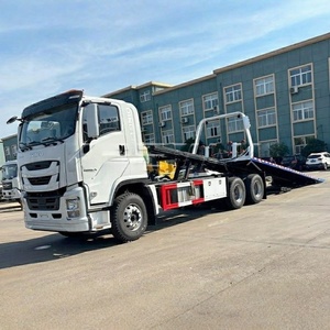 ISUZU Giga 6x4 12ton 15Ton <b>Flatbed</b> Road Rescue Wrecker <b>Truck</b> - Product Image 1