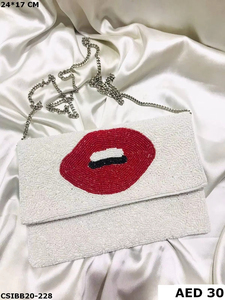 Bolsos de cuentas de diseñador Banjara Boho para mujer hechos a mano, un accesorio elegante adecuado para la noche nupcial - Product Image 2