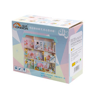 Puzzle 3D en bois, maison miniature à assembler soi-même, décorations faites à la main, ensembles d'ornements