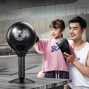 Heavy Duty Desk <b>Boxing</b> Punch Bag with Suction Cup Speed <b>Ball</b> for Kids and Adults-Stress Relief Desktop Punching Practice - Product Image 4