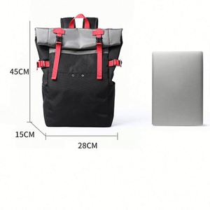 Mochila Enrollable Impermeable Personalizada de Moda 2025, Mochila Enrollable para Portátil, Mochila Deportiva de Viaje - Product Image 2