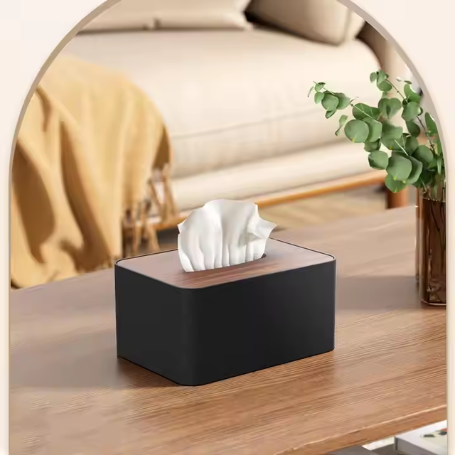 Tissue Box Ultrasonic Voice Activated Anti-Recorder, Microphone Suppressor 360° Interference Shield Secure Meetings Office
