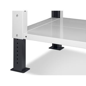 Fami WORK1529 Banco de trabajo ajustable de 150cm, tapa de madera, 4 cajones y pared perforada - Product Image 5