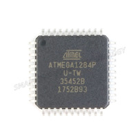 Nuevo Chip IC MCU ATMEGA1284P-AU TQFP-44 AVR Original de 8 Bits, 128kB Flash, 1.8V-5.5V