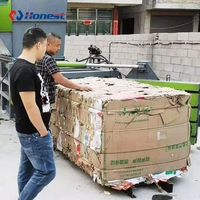 Textile Compress and Used Clothes Baler Machine