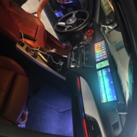 Layar Radio Mobil Android 10.25" Triple Screen 12+256G Wireless Carplay Upgrade Stereo Player untuk BMW Seri 2 F22 F23 2014-2017