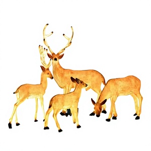 Fiberglass Deer <strong>Lamp</strong> Suitable for Outdoor Park and Scenic Area Landscape Lighting - Product Image 6