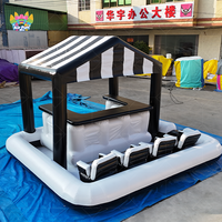 Piscine gonflable flottante pour fête en plein air, bar de piscine portable, divertissement, PVC, protection UV pour adultes, imperméable, résistant aux flammes