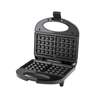 Appareil à sandwich portable en aluminium 750W avec thermostat réglable et plaques antiadhésives pour usage domestique