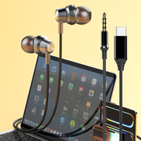 Exklusives Design Premium Metall-Kabelkopfhörer mit Ausgewogenem Audio-Signaturklang für Audiophile und Musikliebhaber