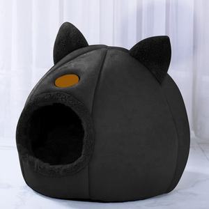 Neuankömmling Katzen hauszelt mit abnehmbarem wasch barem gepolstertem Kissen Weiches und selbst wärmendes Kätzchen bett Möbel Haustier bett - Product Image 4