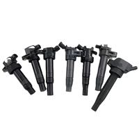 High Quality New Rubber Ignition Coil for Korean Cars Engine Replacement 27301-2B010/273012B010 Rukus Universal Fitment 1 Year