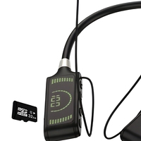 Écouteurs sans fil tour de cou en gros Bluetooth 5.4 avec affichage numérique LED, basses stéréo, Type-C, longue autonomie pour le sport et la course à pied