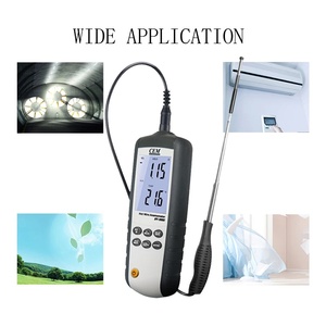 CEM DT-3880 เครื่องวัดความเร็วลมแบบลวดร้อนชนิดยืดหดได้ USB ความแม่นยำสูง 01-25m/s การวัดปริมาณอากาศสำหรับการทดสอบด้านสิ่งแวดล้อม - Product Image 4