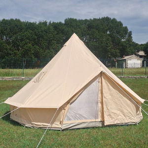 <span class=keywords><strong>Tenda</strong></span> da Campeggio Pop-up in <span class=keywords><strong>Cotone</strong></span> Beige e Oxford Bianco per Turisti - Product Image 5