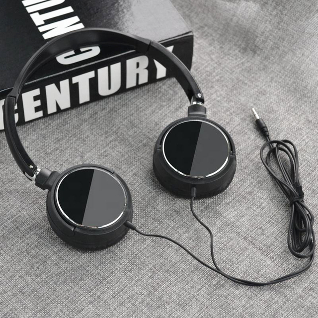 Factory Price Durable High Quality Wired Music Foldable Headphones 3.5mm Wired Music Headsets Gaming Wired Earphones