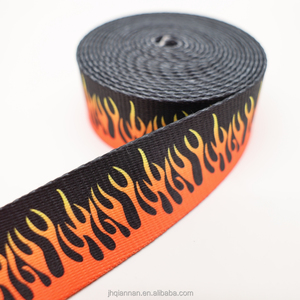 Nhà Máy Cung Cấp Trực Tiếp 38Mm Dày Ngọn Lửa In Ấn <span class=keywords><strong>Webbing</strong></span> Vành Đai Cho Túi Dây Đeo Vành Đai Vật Nuôi Ràng Buộc Vành Đai Trang Trí Phụ Kiện - Product Image 6
