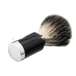 China Factory Manufacturer Hair Shaving Brush Resin Handle Synthetic For Man Wet Hair Beard Brush Barber Shop Tools