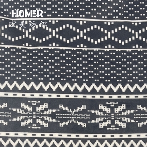 Sợi Nhỏ 200G In Mô Hình Vải Mềm Mại Trọng Lượng Nhẹ Spandex Và Polyester Cho Bộ Đồ Giường Da Lộn Loại - Product Image 4