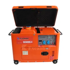 ポータブル3kw 4kw 5kw 5Kva 5.5Kw 6kw 7kw 8kw 8.5kw 9kw10kwサイレントディーゼル発電機CEISO 9001認証付き