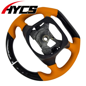 Volant sport en cuir et fibre de carbone personnalisé pour Ford Raptor F150 F250 F350 SVT <span class=keywords><strong>Lightning</strong></span> 1999-2004 - Product Image 3