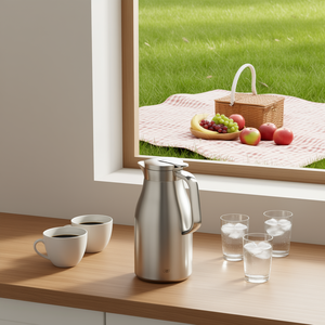 Carafe isotherme Alfi Skyline en acier inoxydable 1,5 L pour boissons chaudes et froides - Product Image 3