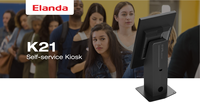 Kiosque de libre-service tout-en-un Elanda 21.5 pouces IP65 pour restaurants et commerces de détail