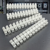 Barrette de jonction en plastique Vde PA7H-12L, type H, borniers à vis, connecteur de câble enfichable, 12 broches, contact en laiton, 12-22 AWG, 17,5 A