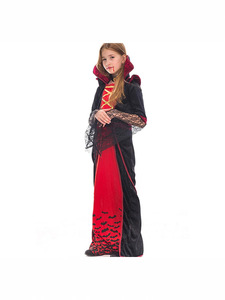 <span class=keywords><strong>Disfraz</strong></span> de Vampiresa para Niñas de Halloween, Vestido de Terror para Juego de Rol, <span class=keywords><strong>Disfraz</strong></span> para Representación Escénica, Atuendo de Cosplay - Product Image 2