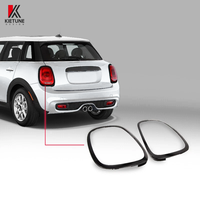 Bande décorative noire brillante pour coffre arrière Mini Cooper F55 F56 F57 2014-2023 – Accessoire de modification extérieure pour voiture