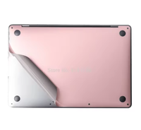 Peau intégrale pour MacBook Air (13 pouces, A1931 A1932 A2179 A2337) en or rose, autocollant de protection en vinyle intégral
