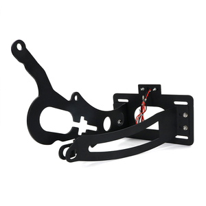 Waximoto misura per <span class=keywords><strong>Kawasaki</strong></span> <span class=keywords><strong>VN</strong></span> <span class=keywords><strong>800</strong></span> Vulcan <span class=keywords><strong>800</strong></span> Maftermarket numero di alluminio porta targa parafango eliminatore coda ordinata - Product Image 2