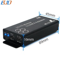 Adaptateur de module sans fil USB 2.0 Type-A vers Mini PCI-E MPCIe avec 1 emplacement pour carte SIM, 2 antennes et étui de protection pour modem 3G 4G LTE WWAN