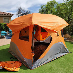 <span class=keywords><strong>Carpa</strong></span> de Pesca de <span class=keywords><strong>Carpa</strong></span> de Doble Capa para 4-6 Personas, para las Cuatro Estaciones, de Tela Oxford, Impermeable <span class=keywords><strong>y</strong></span> Resistente al <span class=keywords><strong>Sol</strong></span> - Product Image 3