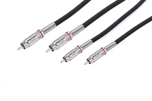 ABCCABLS - Cable de Audio RCA Macho a RCA Macho de 2 Piezas, Conector Chapado en Oro, Cable de Interconexión Estéreo AV de PVC para Altavoces de Cine en Casa, MP3 - Product Image 3