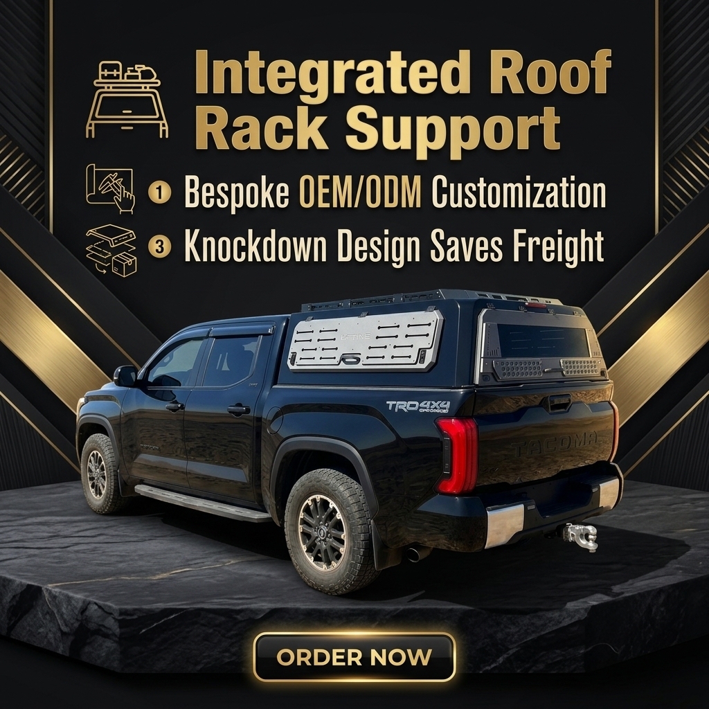 Galvanized Steel Modular Truck Canopy | Toyota Tacoma