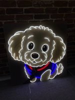 Enseigne au néon personnalisée avec logo d'entreprise, enseigne au néon LED personnalisée, enseigne au néon pour devanture de magasin, cadeau lumineux, décoration murale en acrylique, variateur d'intensité