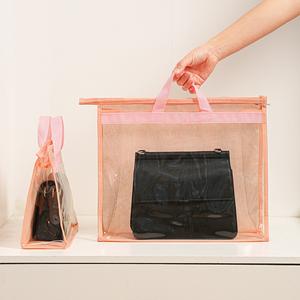 Wardrobe Hanging <b>Storage</b> Bag Transparent PVC Dustproof Moisture-Proof Modern Simple Handbag Organizer GZZEST SC-147 - Product Image 2