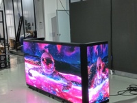 Écran LED pliable sur mesure à 6 volets, portable, 4K HDR 1000:1, P3.91 P2.9 P2.6, intérieur/extérieur, avec flight case